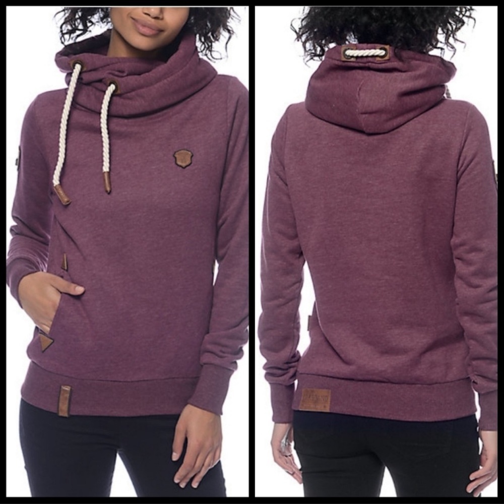 NAKETANO Darth VII Bordeaux hoodie sweatshirt
